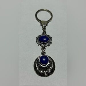 Handmade Egyptian Silver Keychain